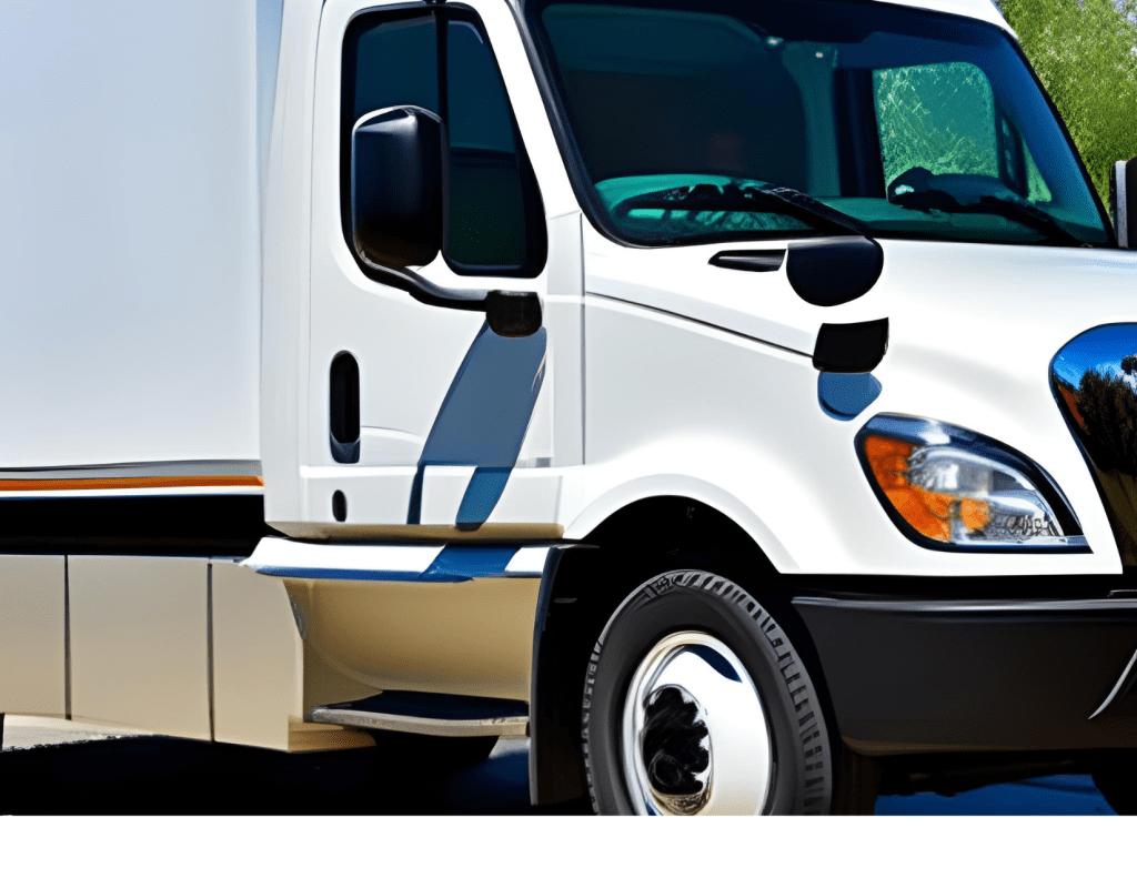 White Moving Truck