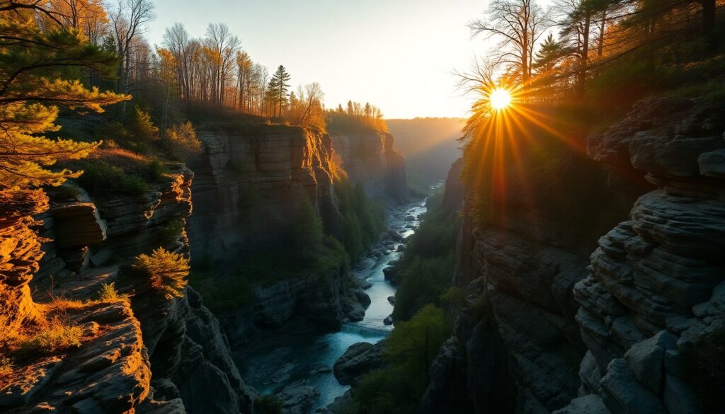 Minnehaha Falls Gorge Trail scenic trail photography