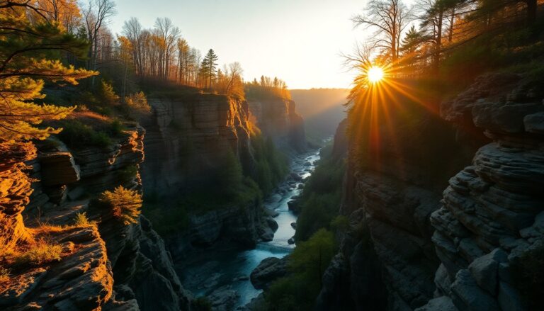 Minnehaha Falls Gorge Trail: Minneapolis, MN