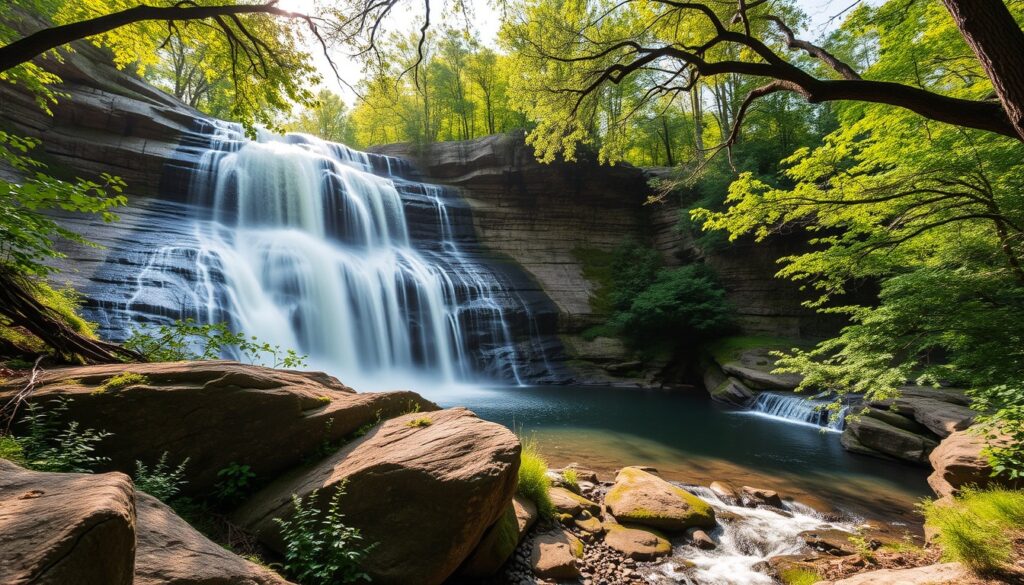Minnehaha Falls hiking trail Minneapolis Scenic Vista